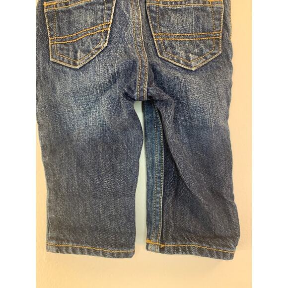 OSHKOSH B'GOSH Boy's Classic Adjustable Waist Medium Wash Jeans / Size: 6 Months - Picture 7 of 7